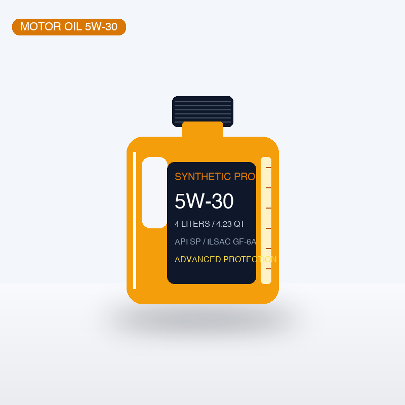 زيت محرك 5W-30 — 4 لتر