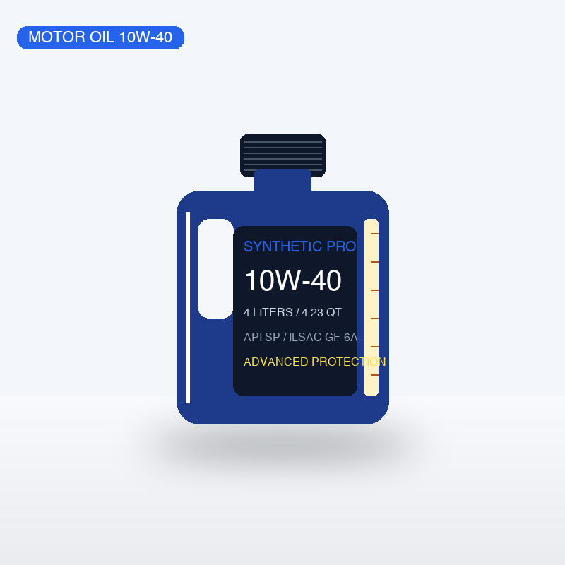 زيت محرك 10W-40 — 4 لتر